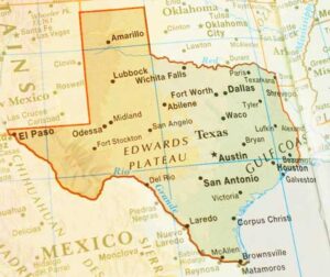 Texas map